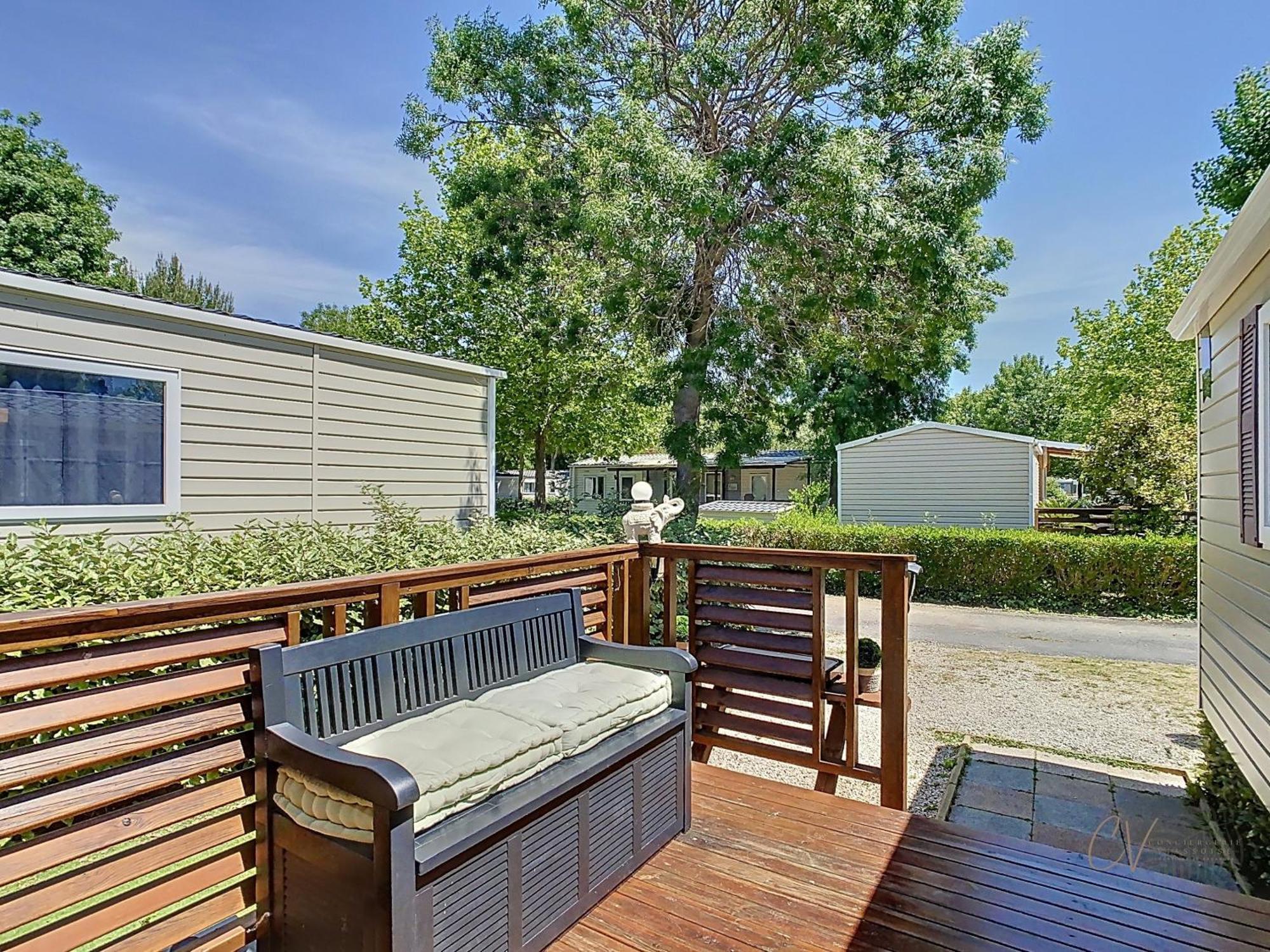 Mobil-Home Ja 68 A Vias - La Carabasse - Camping Siblu Avec Piscine Exterior foto